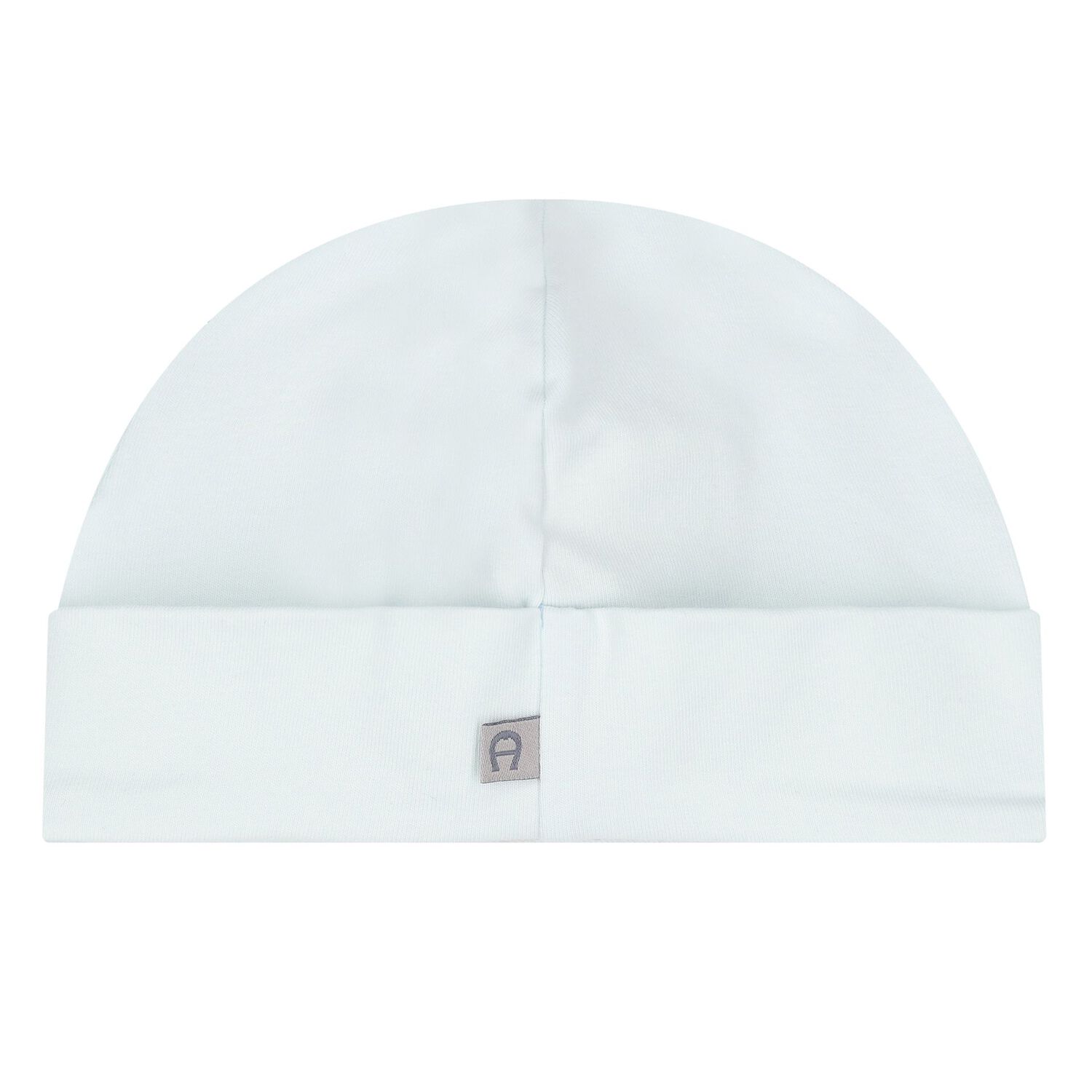 طقم هدايا ملابس أطفال وقبعة باللون الأزرق الباهت والذهبي للأولاد, 1, hi-res