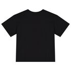 تيشيرت بالشعار باللون الأسود, 1, hi-res