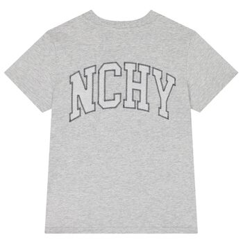 Boys Grey Logo T-Shirt