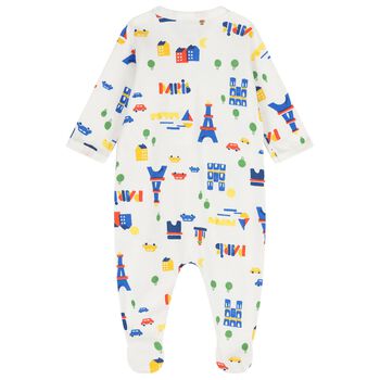 Baby Boys White Babygrow