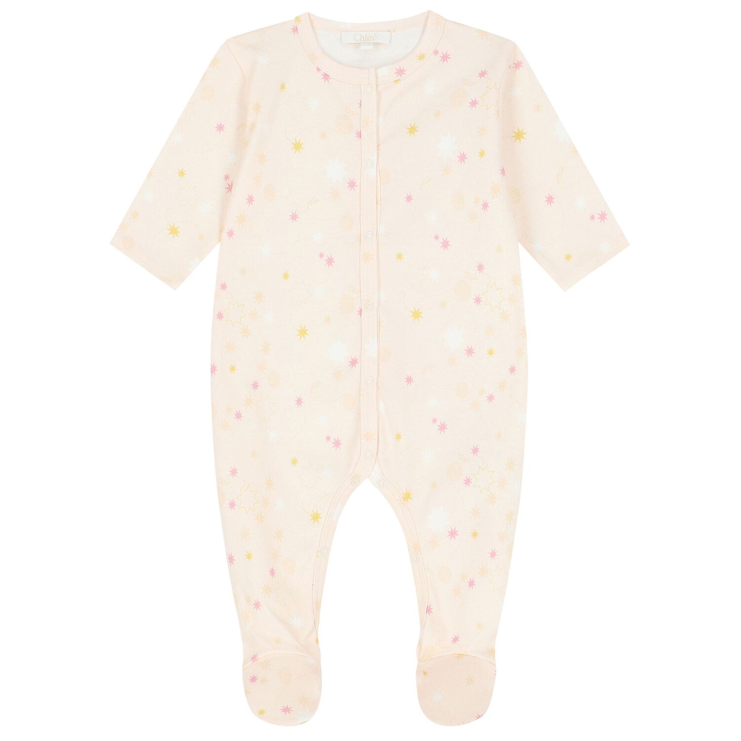 Girls Ivory & Pink Logo Babygrow Gift Set ( 2-Pack ), 1, hi-res image number null