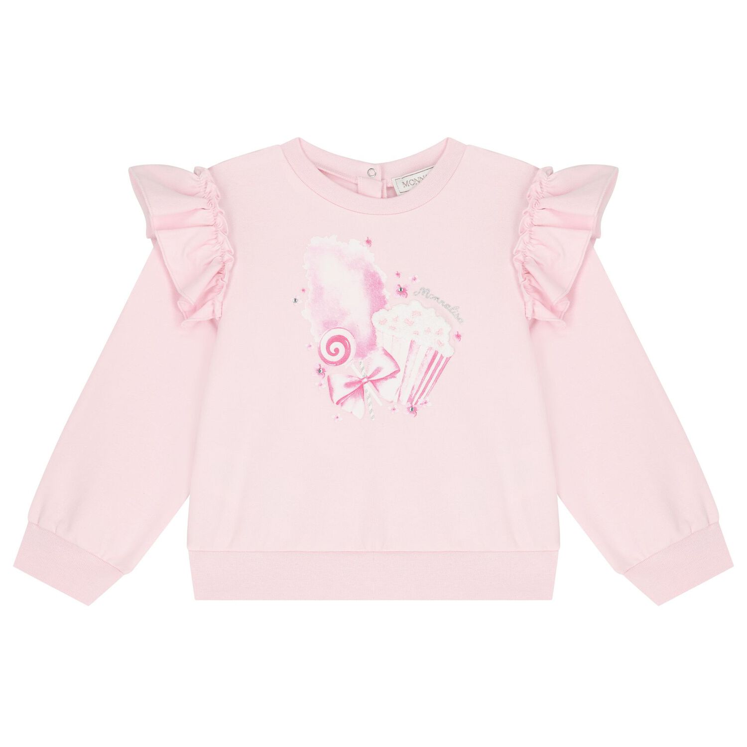 Younger Girls Pink Tracksuit, 1, hi-res