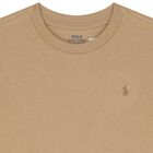 Boys Beige Logo T-Shirt, 1, hi-res