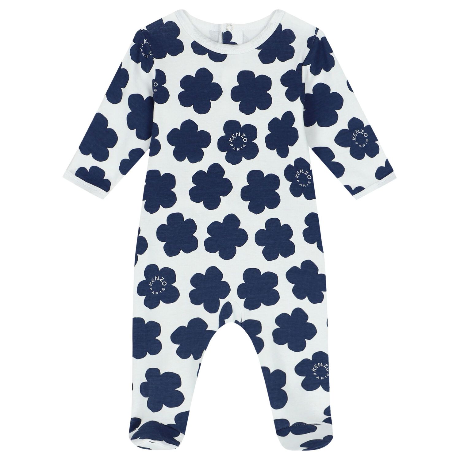 أفرول بطبعة باللون الأبيض والكحلي ( قطعتين), 1, hi-res image number null