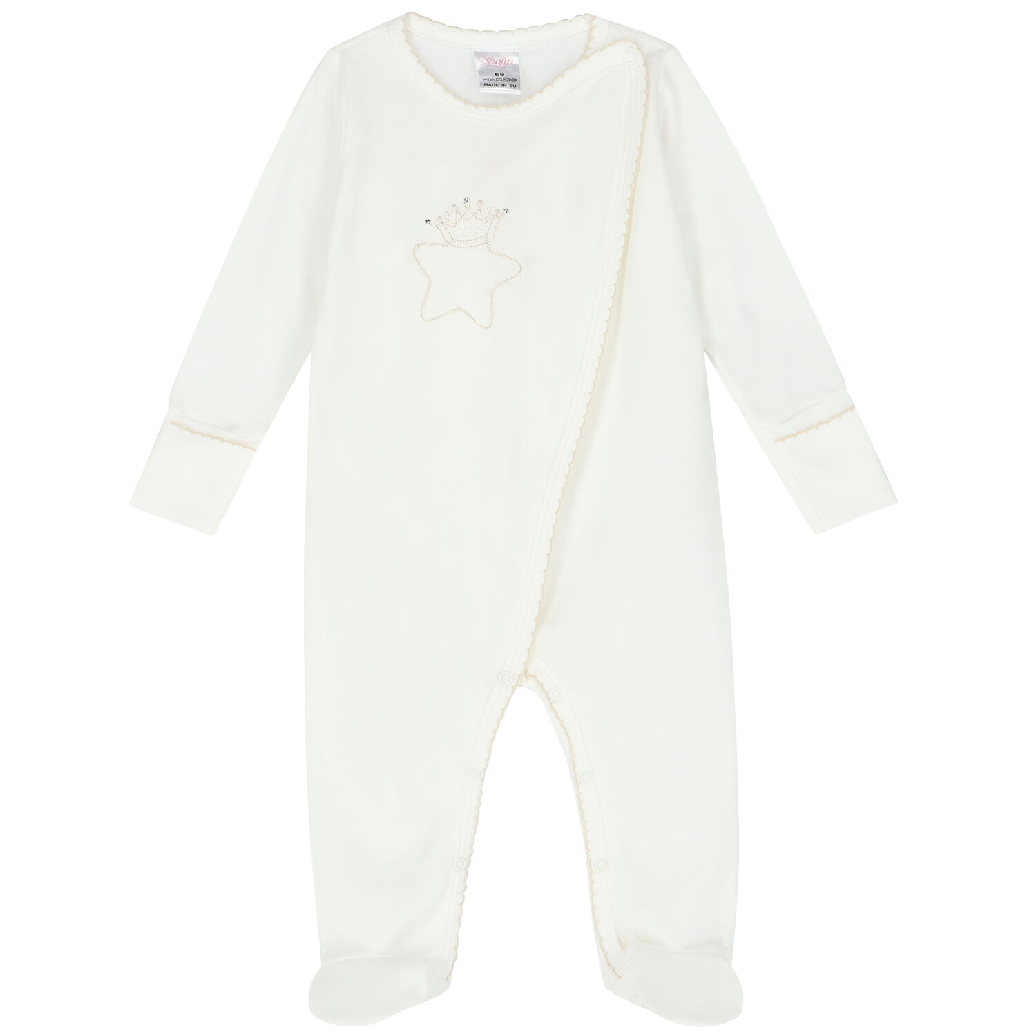 Ivory Star Babygrow, 1, hi-res image number null