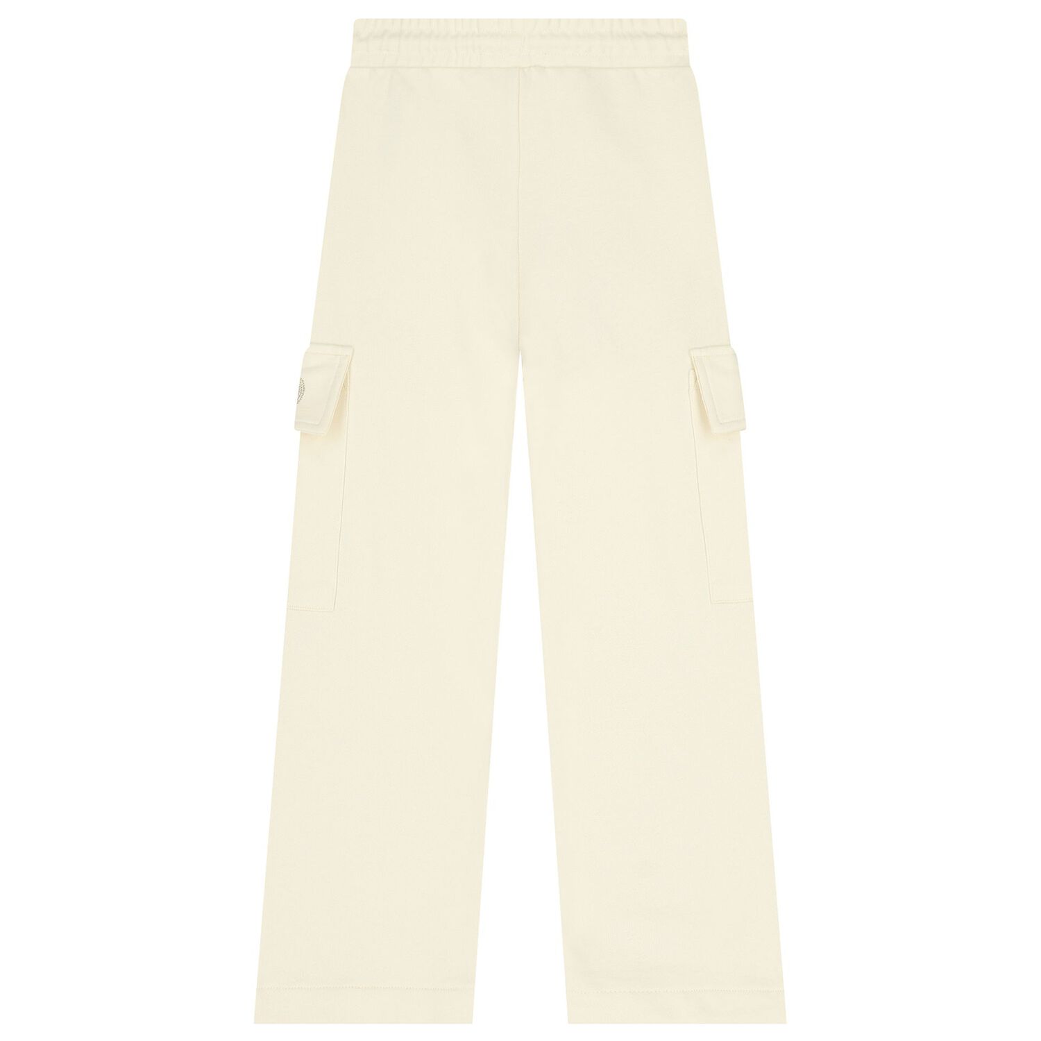 Girls Ivory Logo Joggers, 1, hi-res