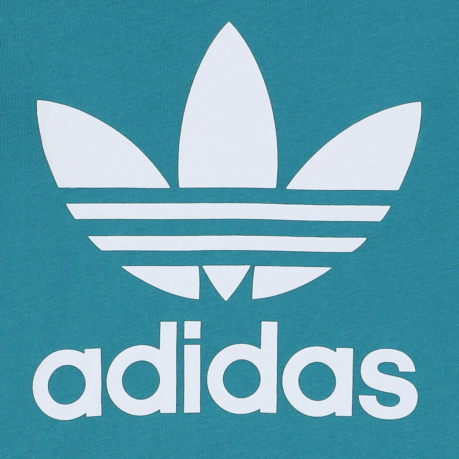 Turquoise Trefoil Logo T-Shirt, 9, hi-res image number null