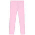 Girls Pink Sequin Leggings, 1, hi-res