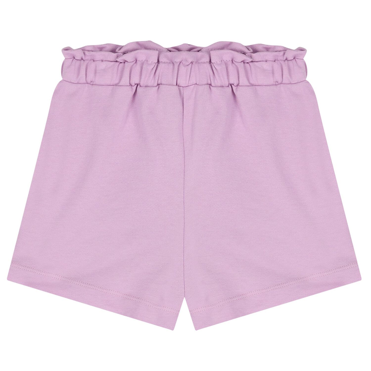 Girls White & Purple Shorts Set, 2, hi-res