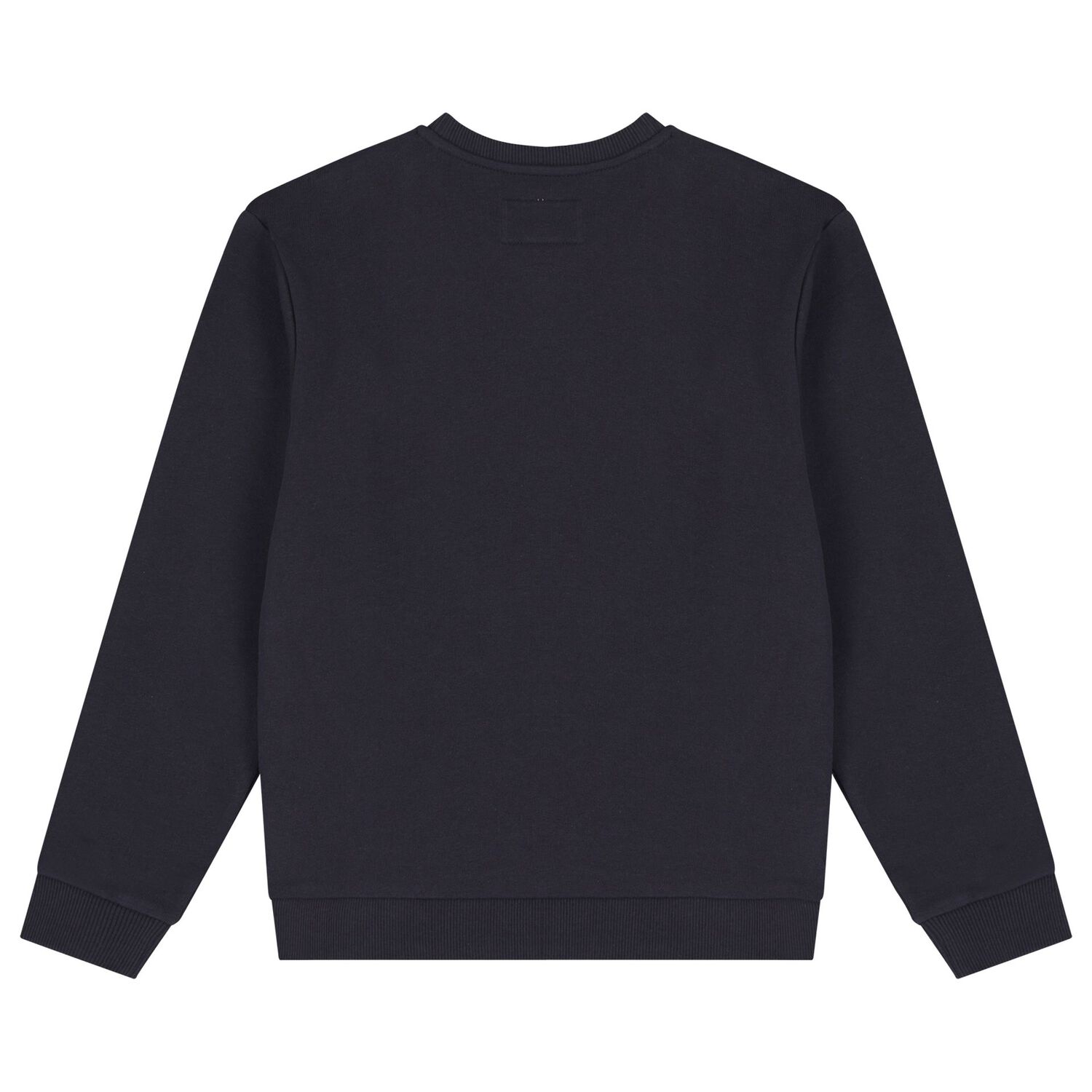 Boys Navy Blue Teddy Bear Logo Sweatshirt, 3, hi-res