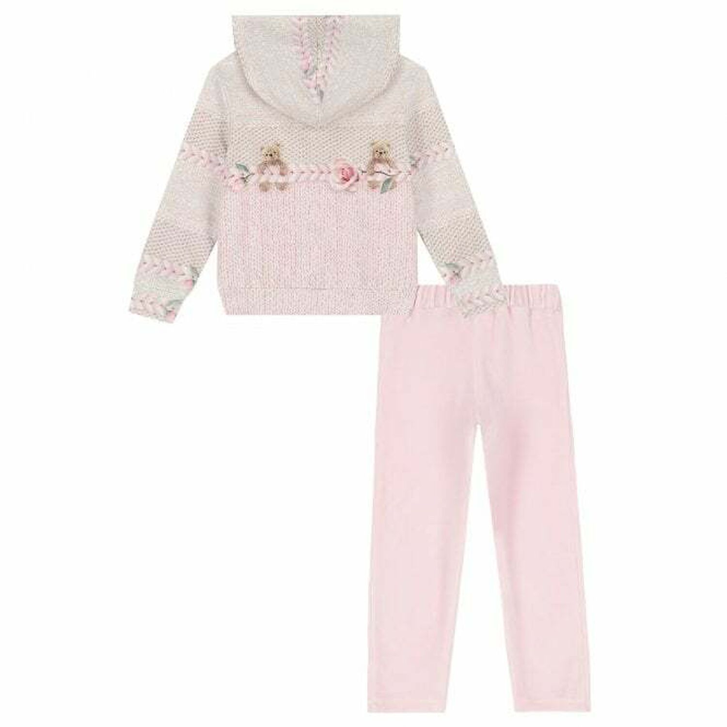 بدلة رياضية باللون الوردي للبنات, 1, hi-res