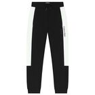 Boys Black Logo Joggers, 1, hi-res