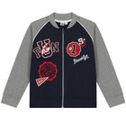 بدلة رياضية باللون الازرق و الرمادي للاولاد, 1, hi-res