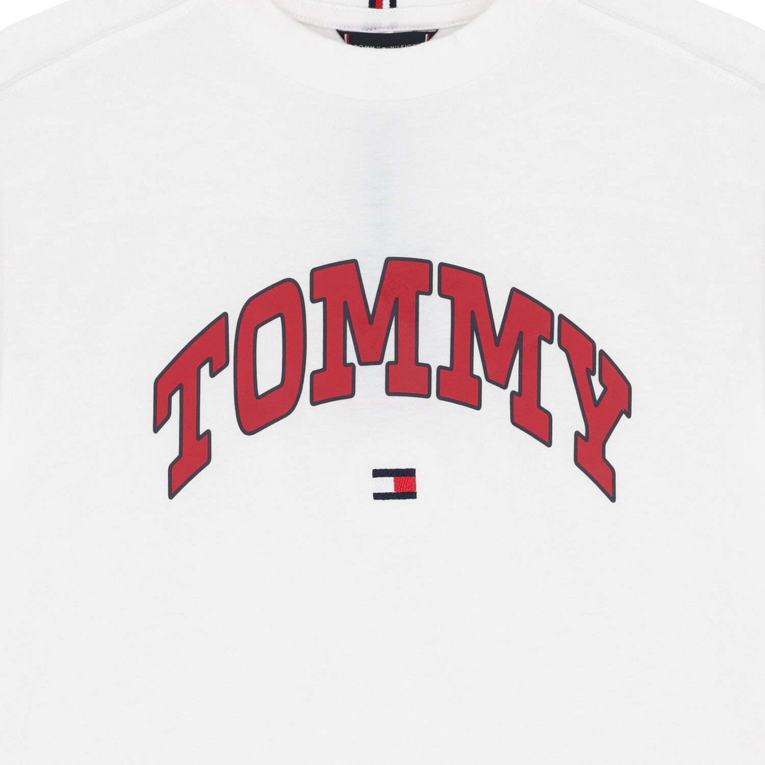 Boys White Logo T-Shirt, 3, hi-res