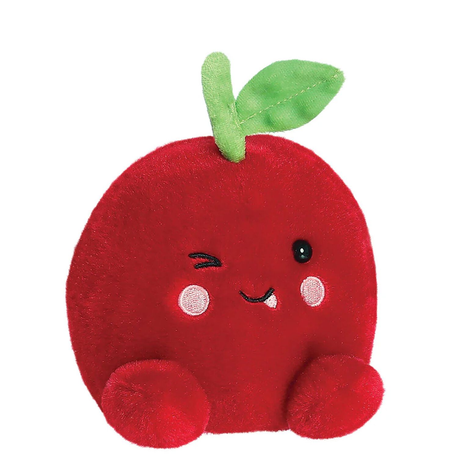 Palm Pals Red & Green Cordial Cherry Soft Toy ( 13cm ), 1, hi-res