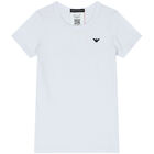Boys White & Navy Blue Logo T-Shirts ( 2-Pack ), 1, hi-res