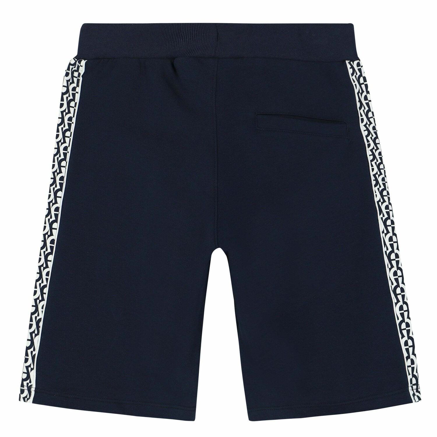 Boys Navy & White Logo Shorts, 1, hi-res image number null