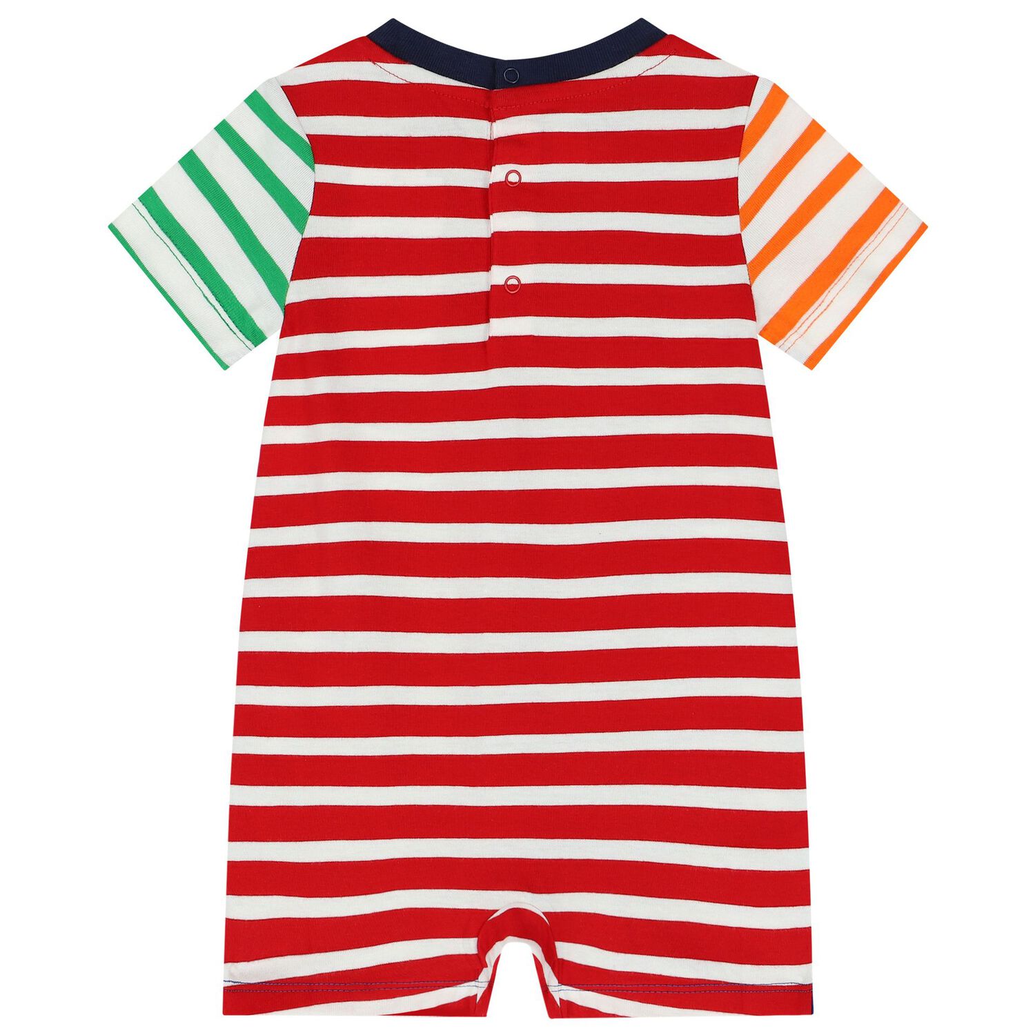 Baby Boys Multi-Colored Logo Romper, 1, hi-res image number null