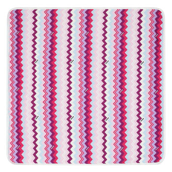 Purple & Pink Zigzag Baby Blanket