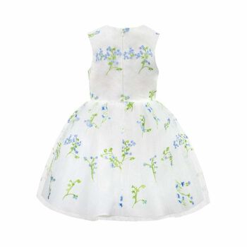 Girls Floral Tulle Dress