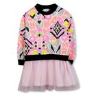 Girls Multi-Coloured Dress, 1, hi-res