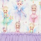 فستان بنات تول باللون العاجي والبنفسجي, 1, hi-res