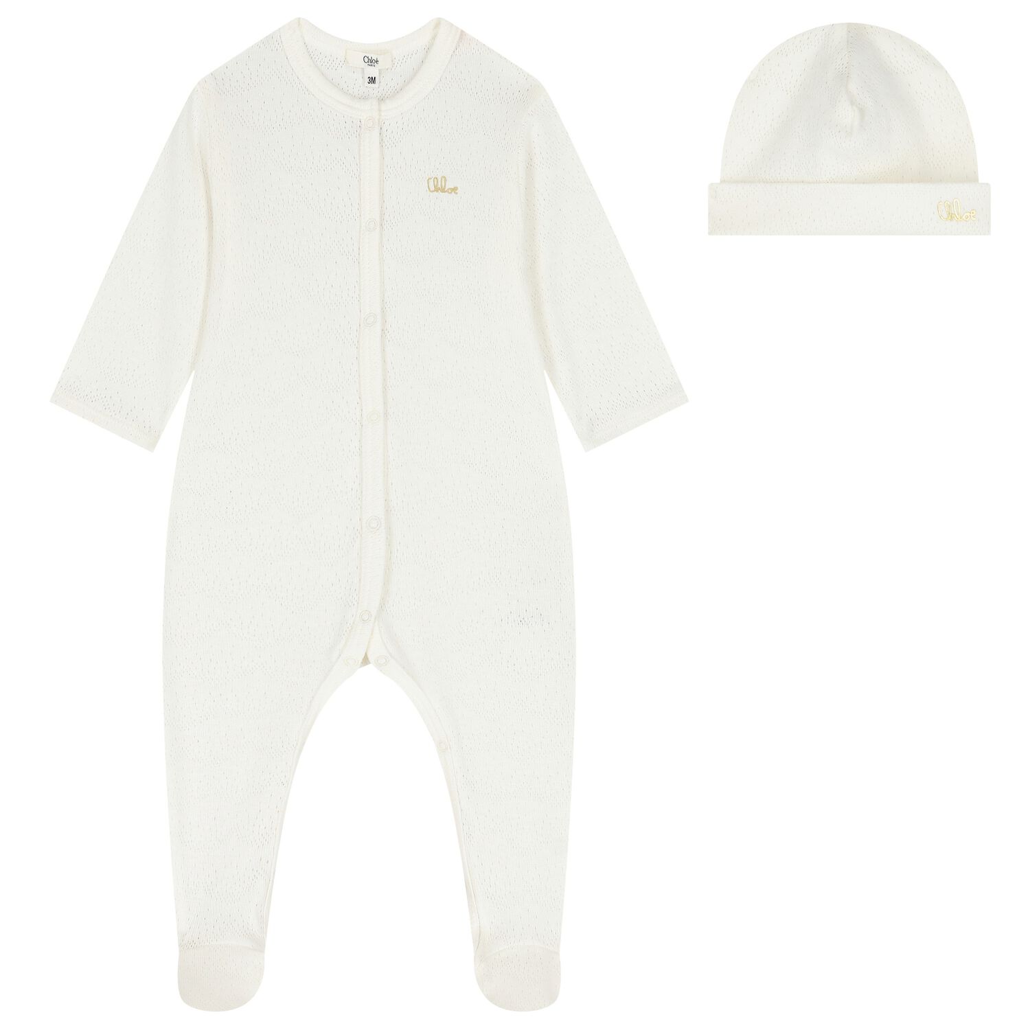 Baby Girls Ivory Babygrow Gift Set, 1, hi-res