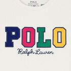 Girls White Logo T-Shirt, 1, hi-res