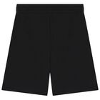 Black Logo Shorts, 1, hi-res