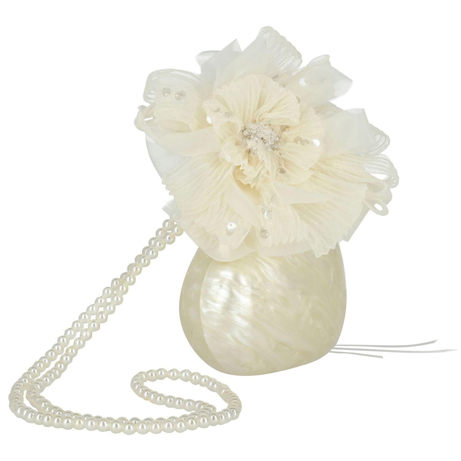 حقيبه يد للبنات مزينه بشكل قلب من اللؤلؤ , 1, hi-res