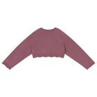 Younger Girls Pink Knitted Cardigan, 1, hi-res