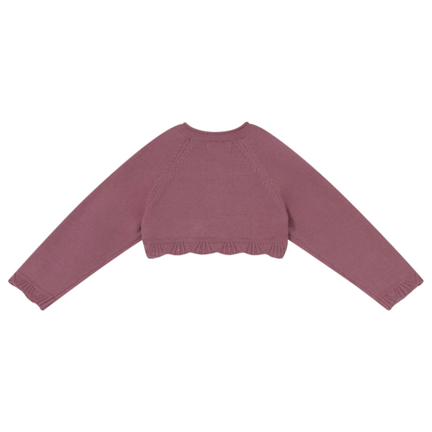 Younger Girls Pink Knitted Cardigan, 1, hi-res image number null