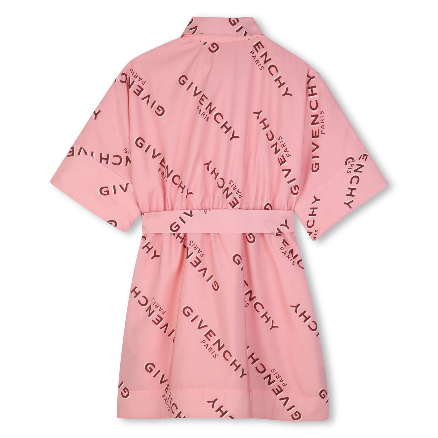 Girls Pink Logo Dress, 1, hi-res