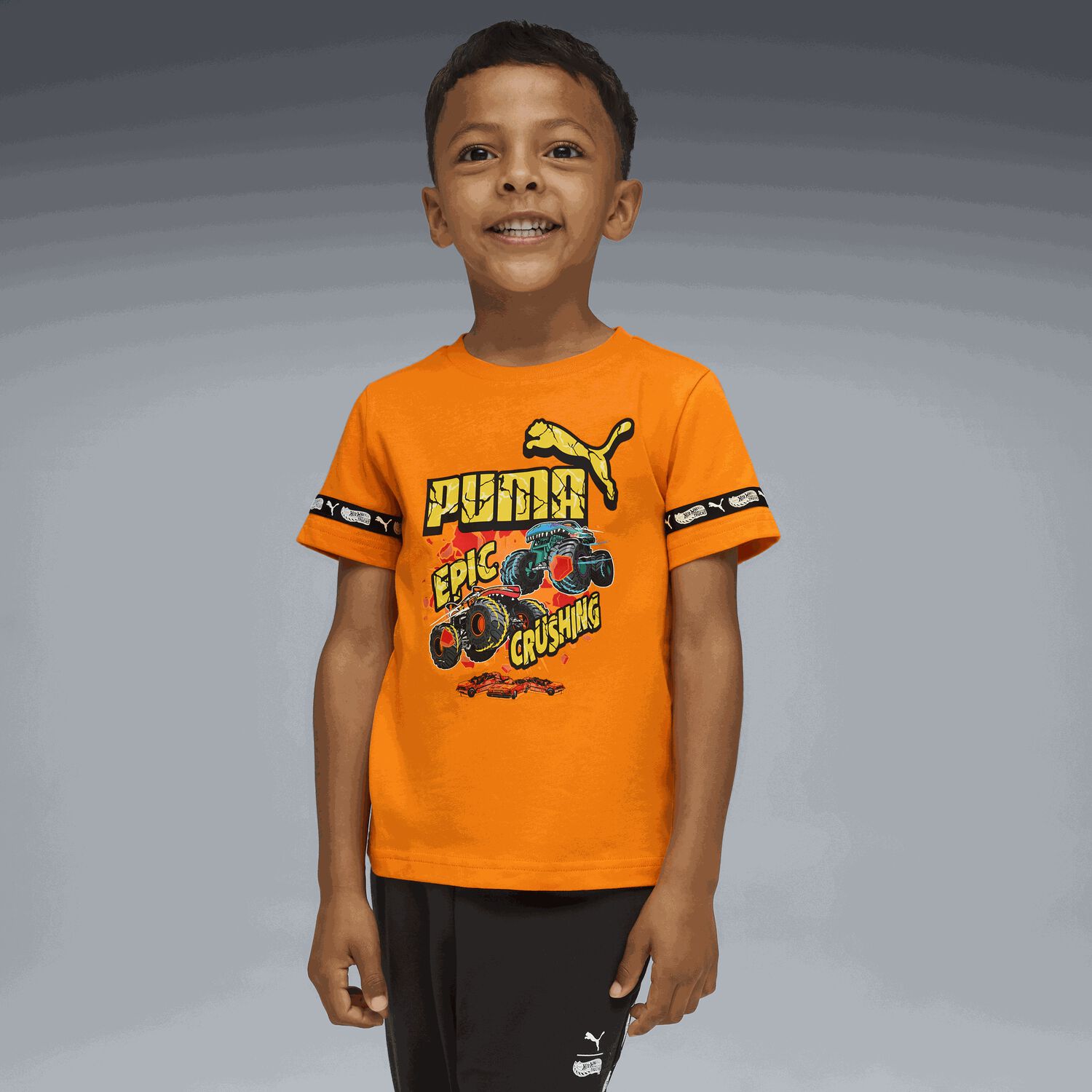 Boys Orange Hot Wheels Graphic T-Shirt, 2, hi-res