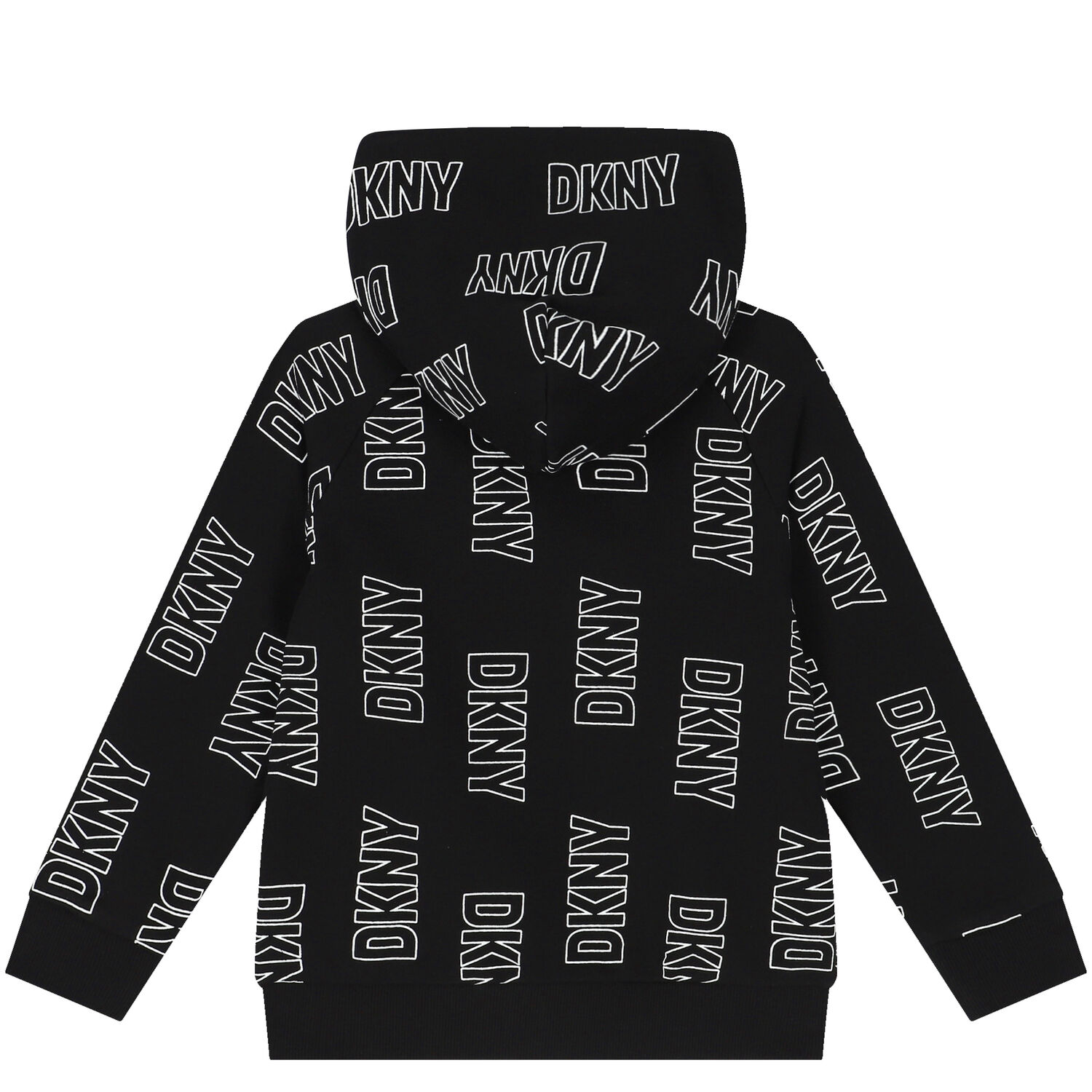 توب هودى بالشعار باللون الاسود, 1, hi-res image number null