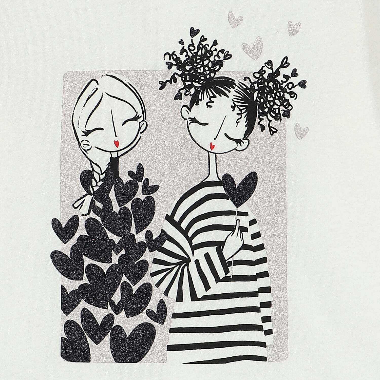 توب بنات بأكمام باللون العاجي, 1, hi-res image number null