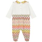 طقم هدايا أفرول بالشعار للبنات باللون الأبيض, 1, hi-res