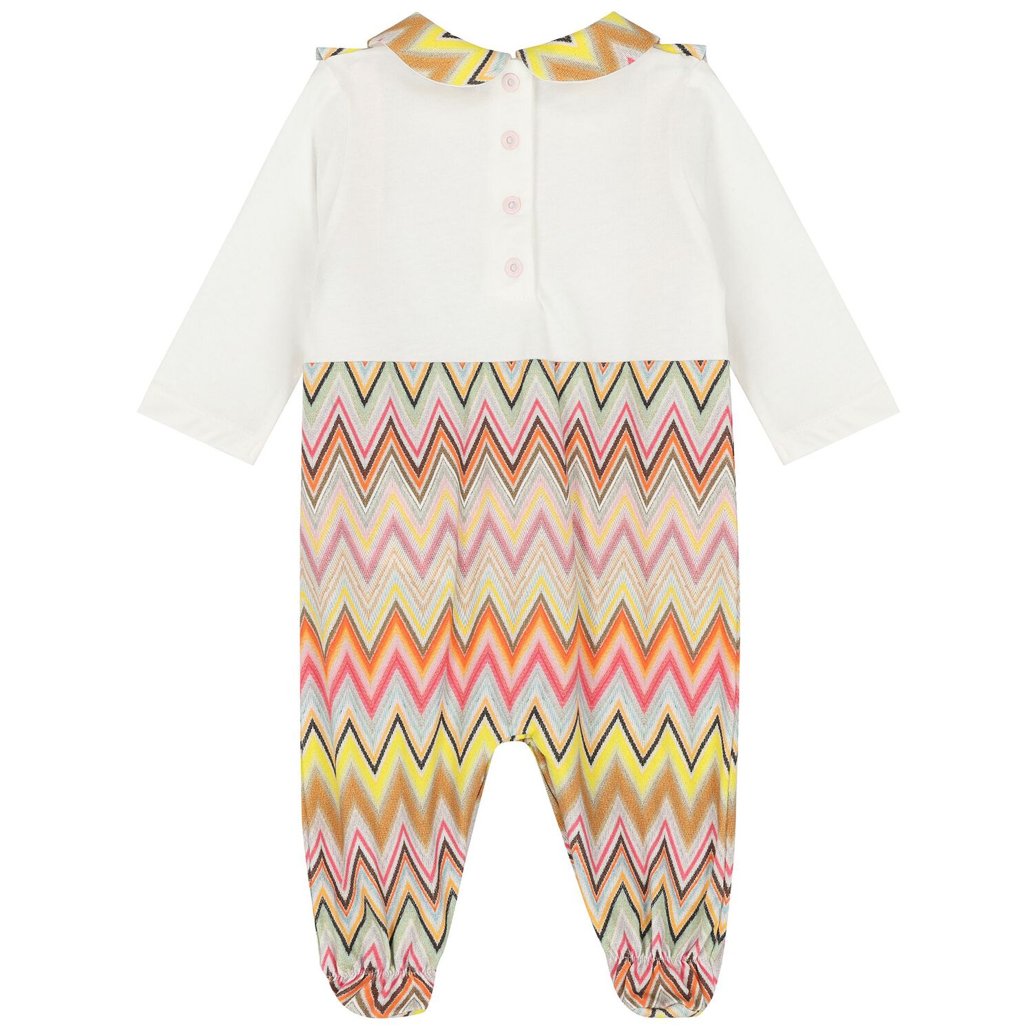 طقم هدايا أفرول بالشعار للبنات باللون الأبيض, 1, hi-res