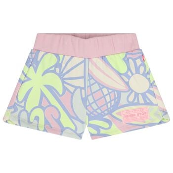 Girls Pink & Purple Shorts