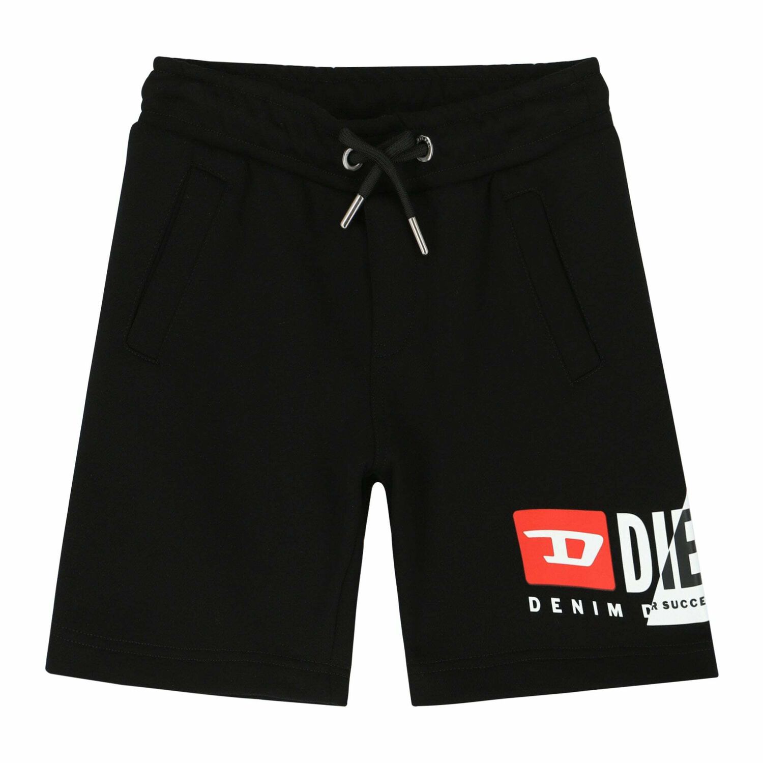 Boys Black Logo Shorts, 2, hi-res image number null