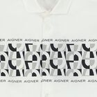 قميص أولاد بالشعار باللون الأبيض, 1, hi-res