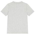 Boys Grey Logo T-Shirt, 2, hi-res