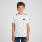 Boys White Logo T-Shirt, 1, hi-res