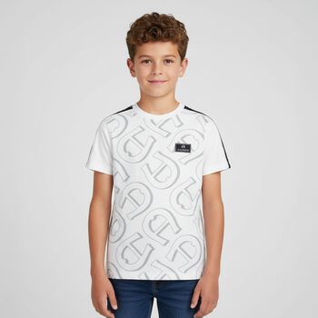 Boys White Logo T-Shirt