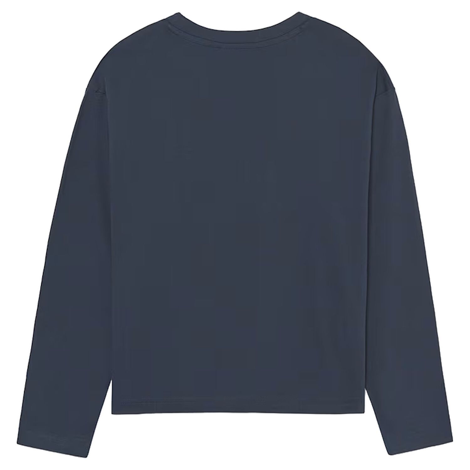 Boys Navy Blue Basketball Long Sleeve Top, 4, hi-res