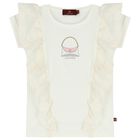 Girls Ivory Logo Bag Top, 1, hi-res