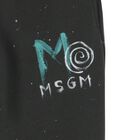 بنطلون رياضي بالشعار باللون الأسود للأولاد , 1, hi-res