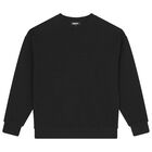 Black Logo Sweatshirt, 1, hi-res