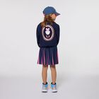 Girls Navy Blue Glitter Sweatshirt, 1, hi-res
