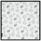 Black & White Ikonik Karl Logo Baby Blanket, 1, hi-res